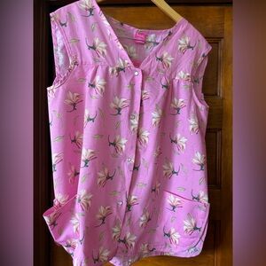 Sindrella Pink Boxy Blouse with Buttoned Style
